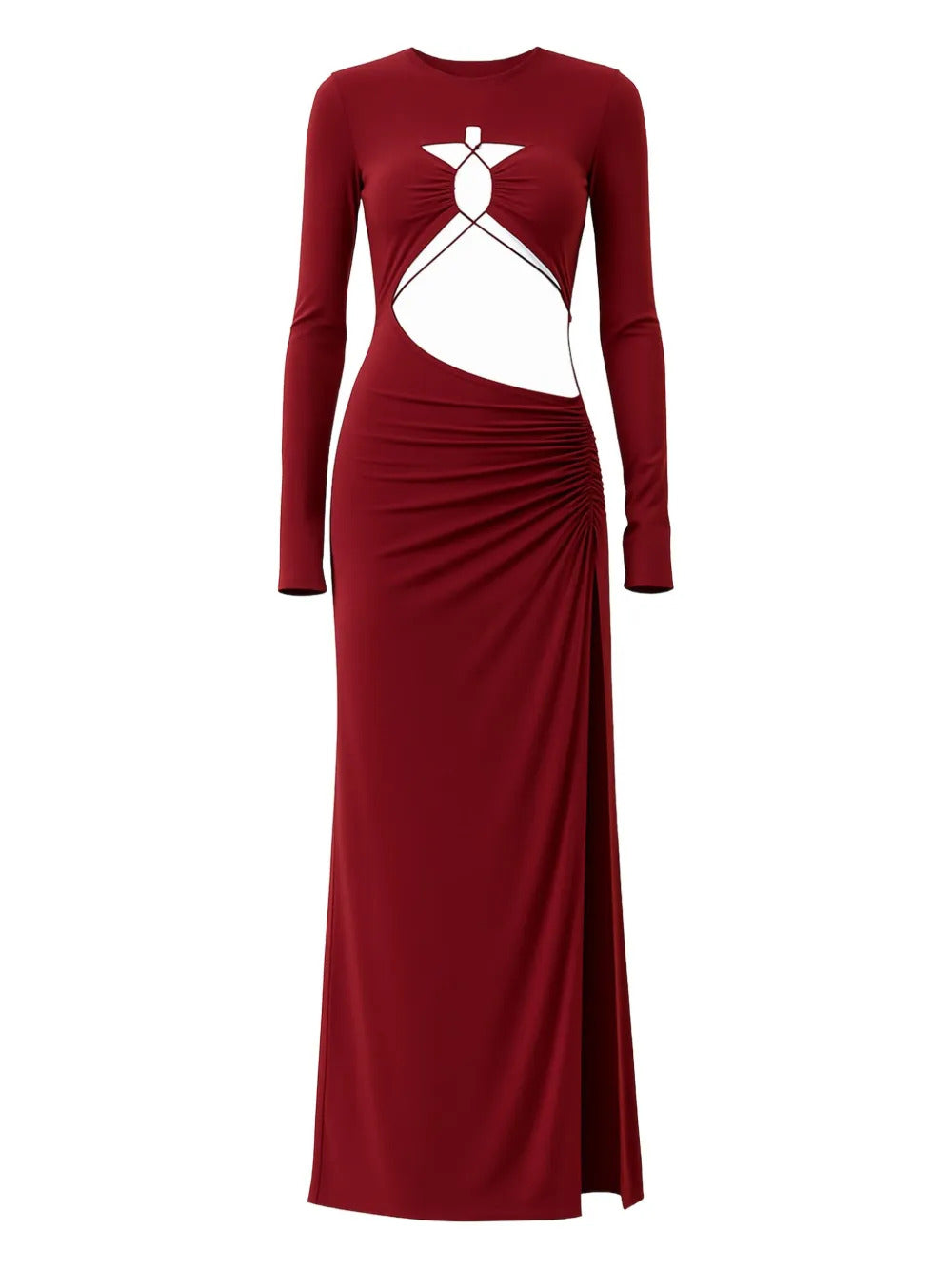 Amazuìn  Maggie cutout ruched dress