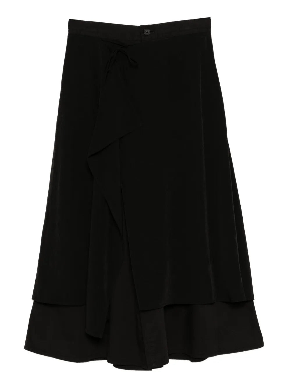 Yohji Yamamoto  twill backside draped pants