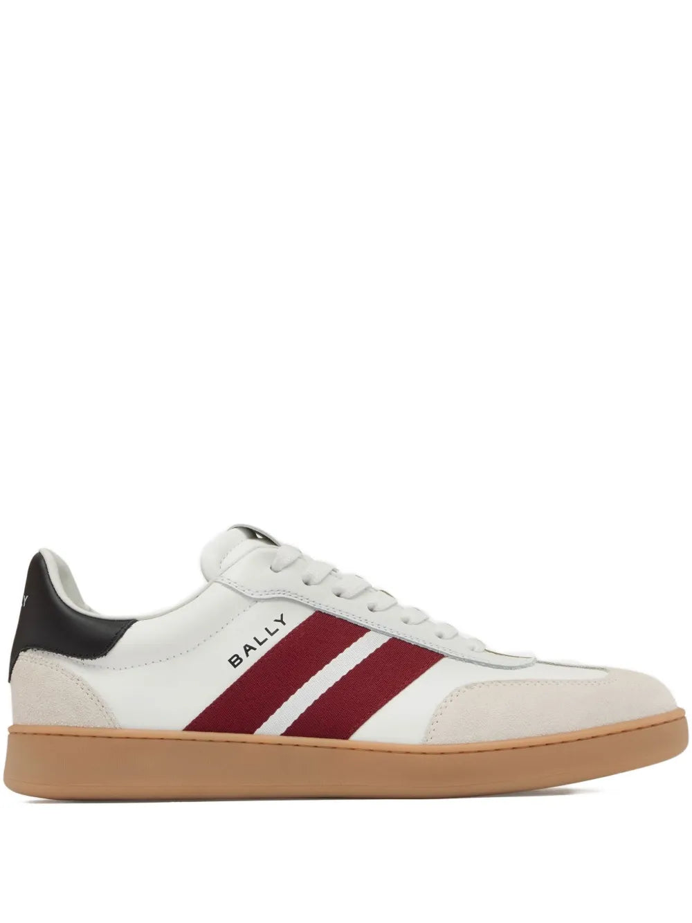 Bally  Retro Crest striped leather sneakers