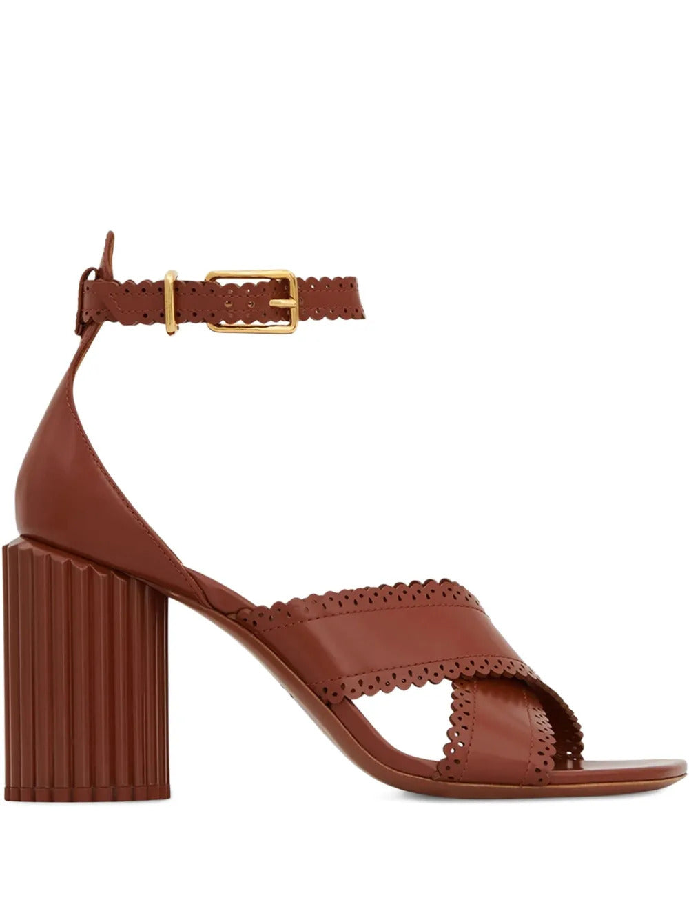 ZIMMERMANN  85mm Eddie leather sandals