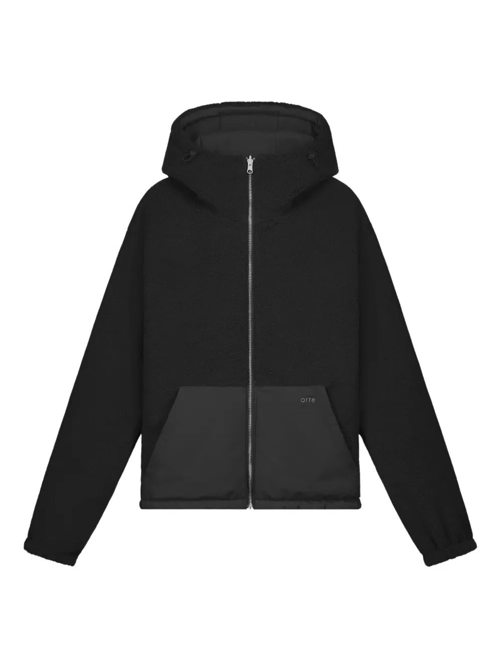 Arte Antwerp  logo-embroidered zip-up hoodie
