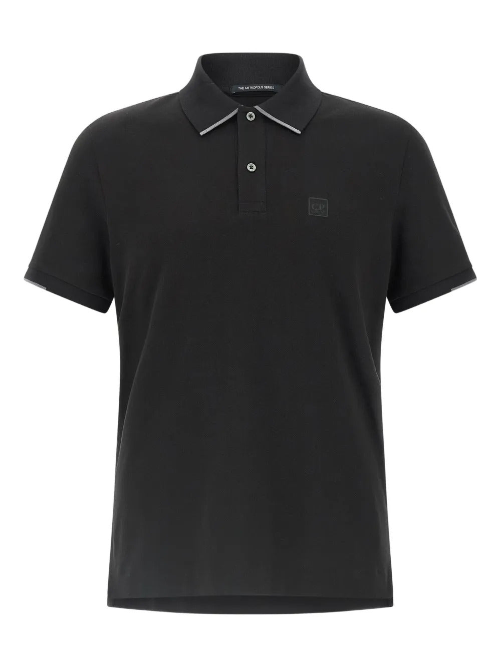 C.P. Company  logo-patch polo shirt