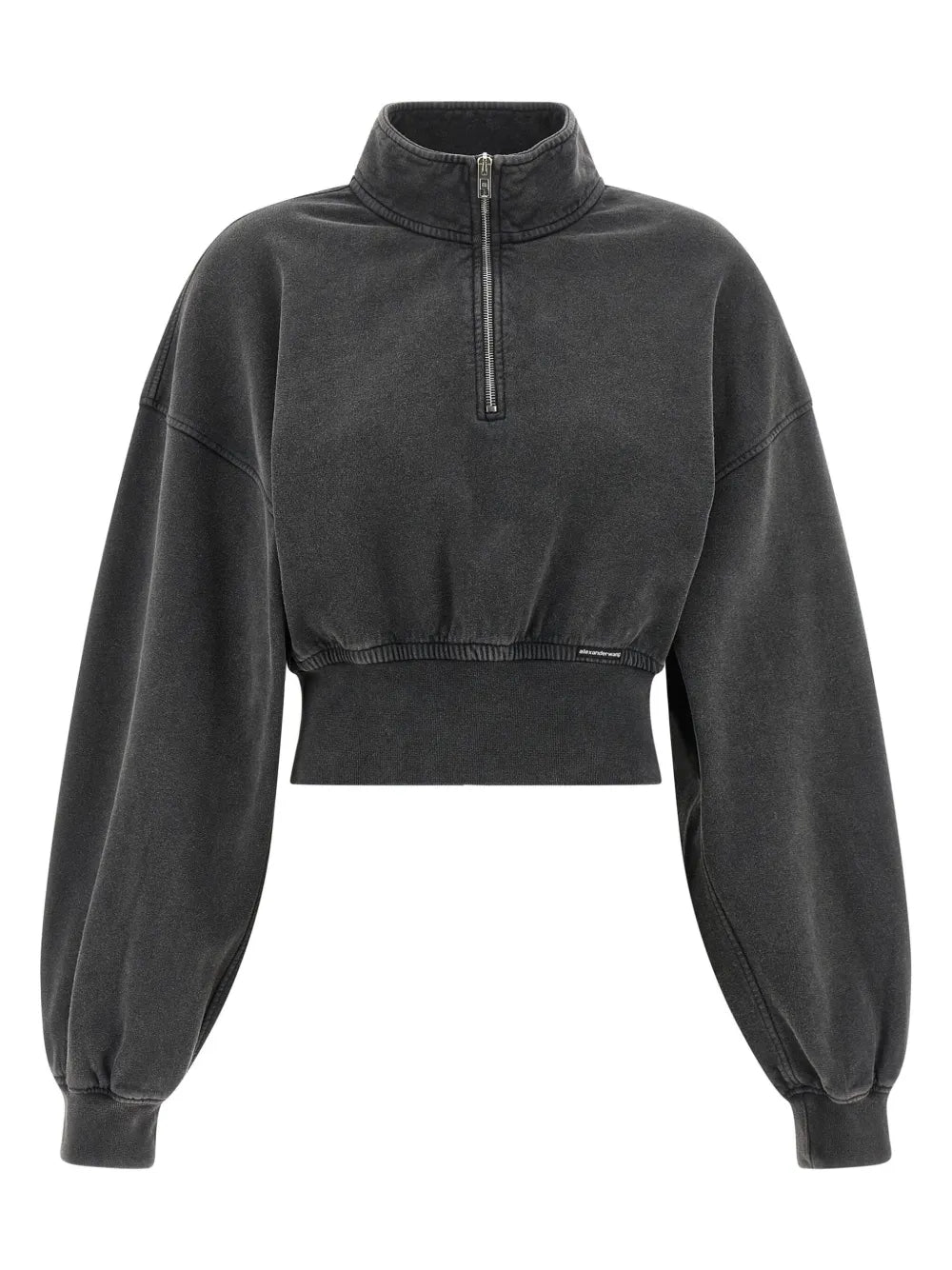 Alexander Wang  half-zip high-neck sweatshirt