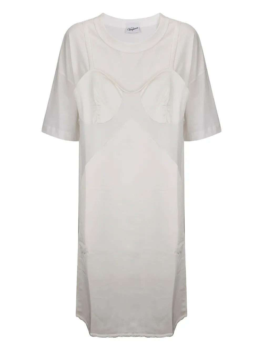 Vaquera  slip T-shirt midi dress