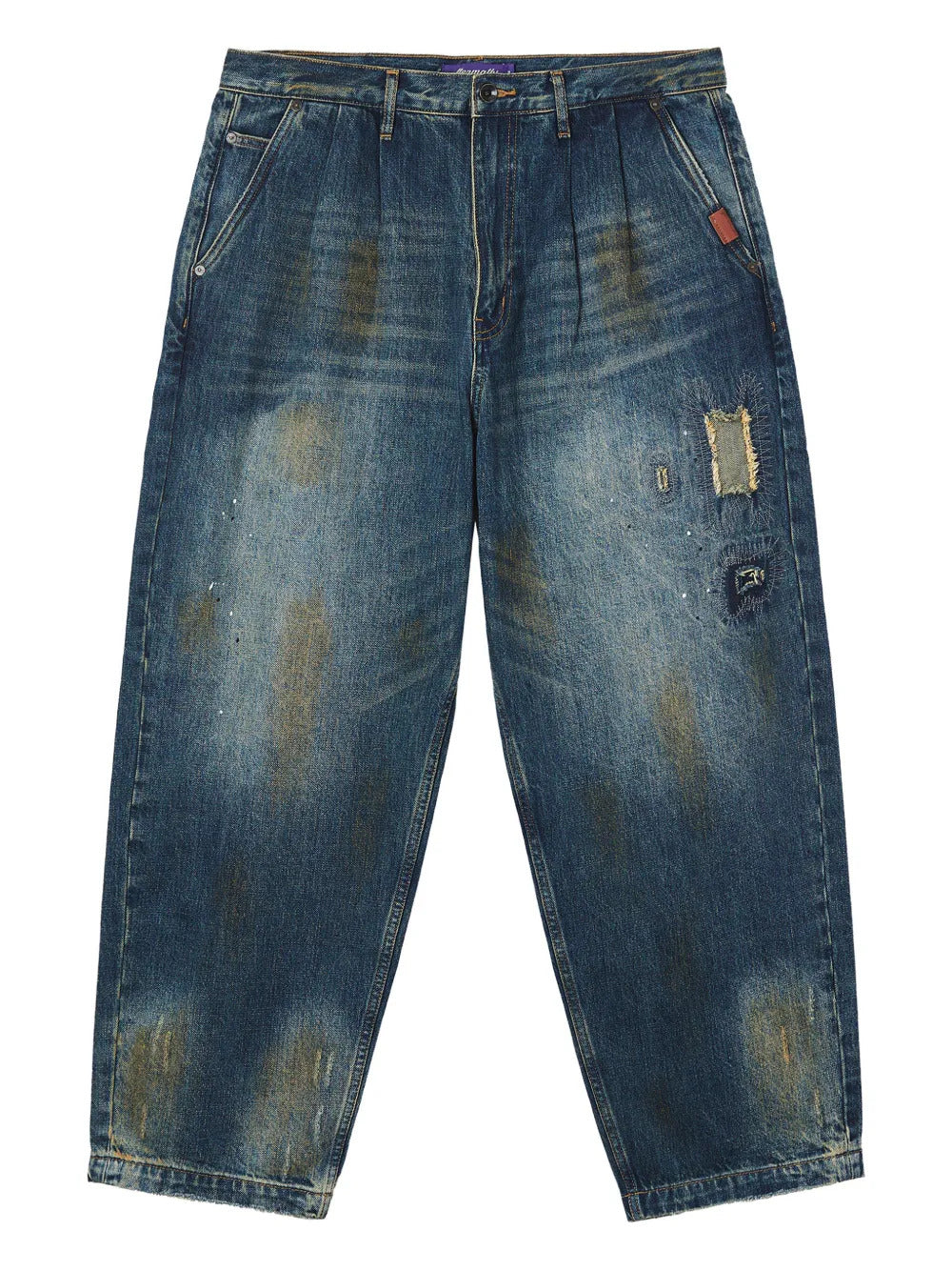 aftermaths  patchwork jeans