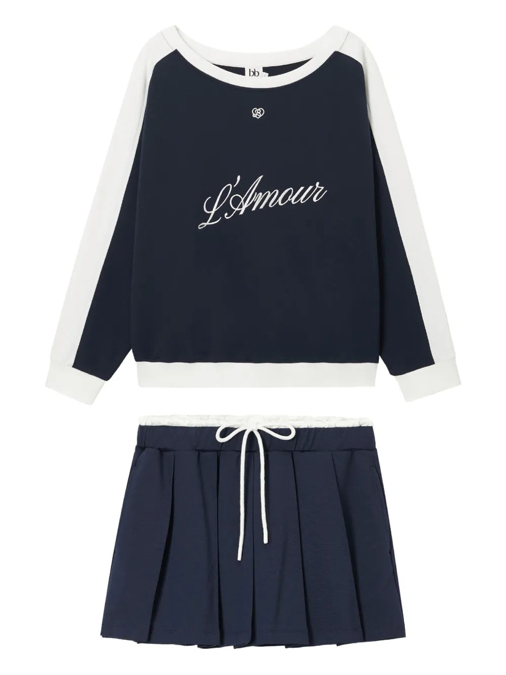 b+ab  embroidered sweatshirt