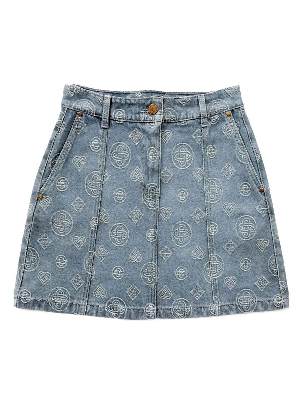 Casablanca  monogram-patterned skirt