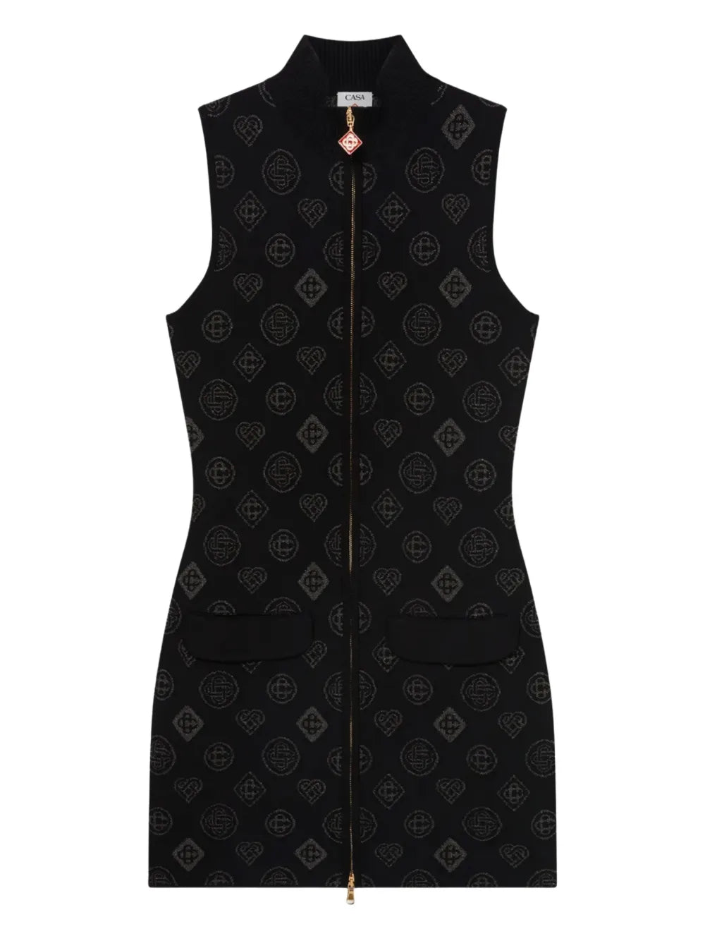 Casablanca  monogram-patterned dress