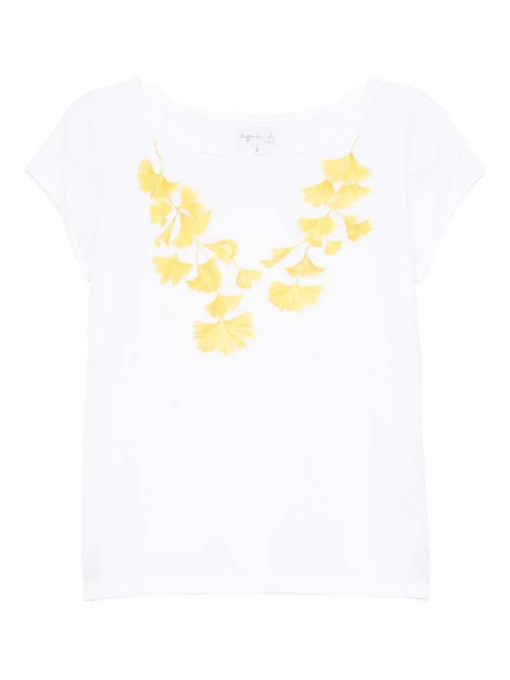agnès b.  floral-print T-shirt