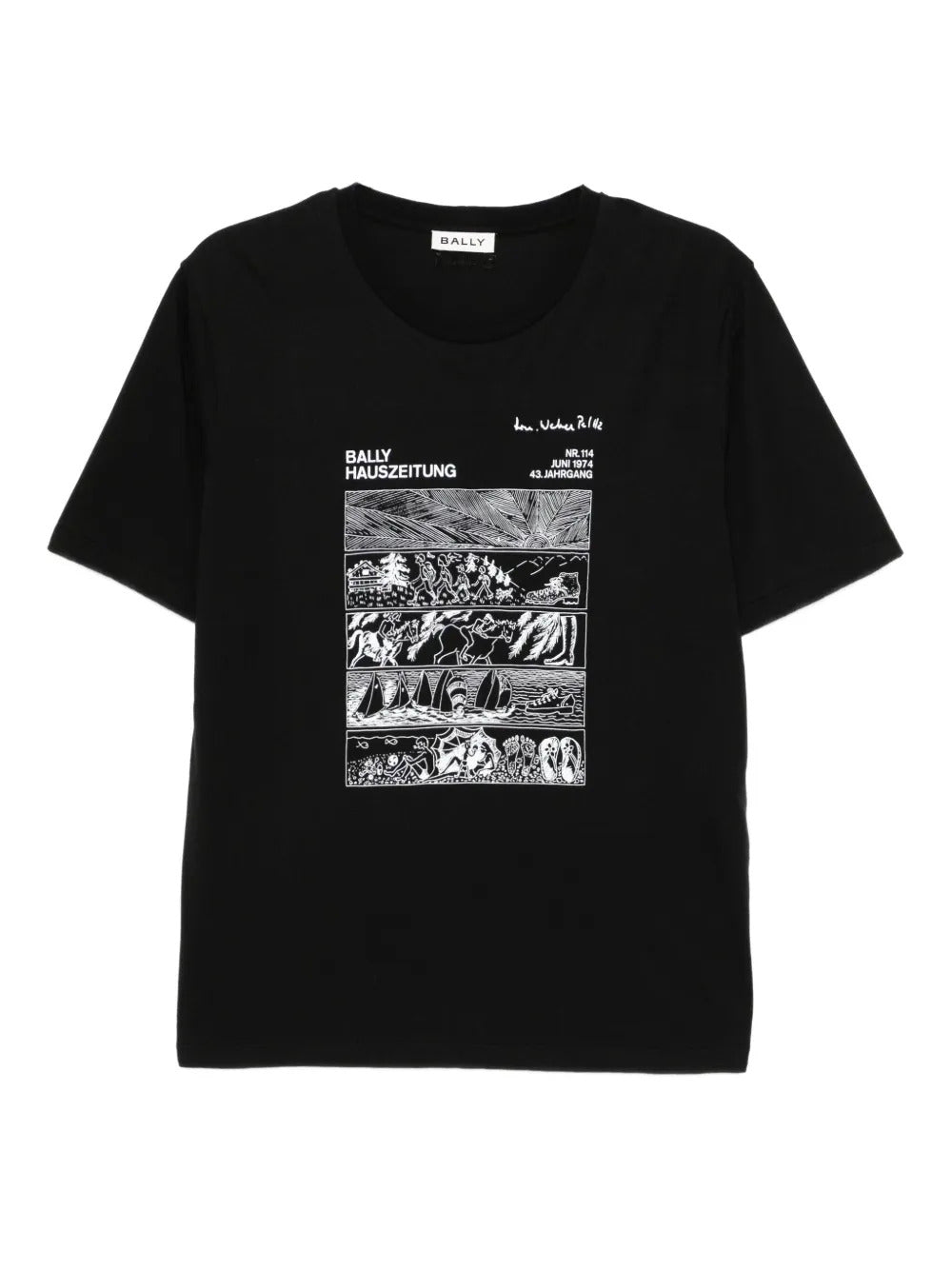 Bally  graphic-print cotton T-shirt