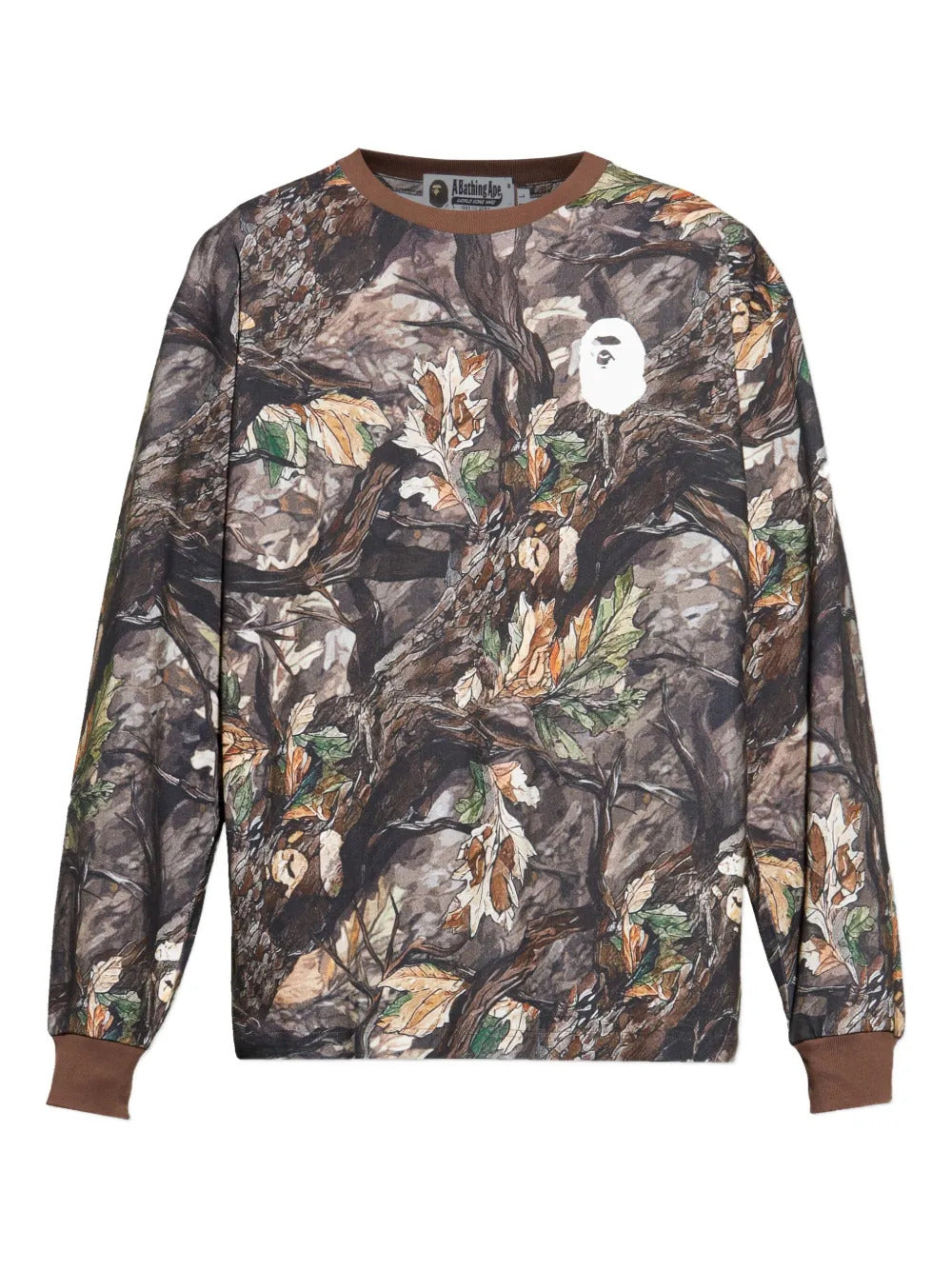 A BATHING APE®  long-sleeve graphic-print T-shirt