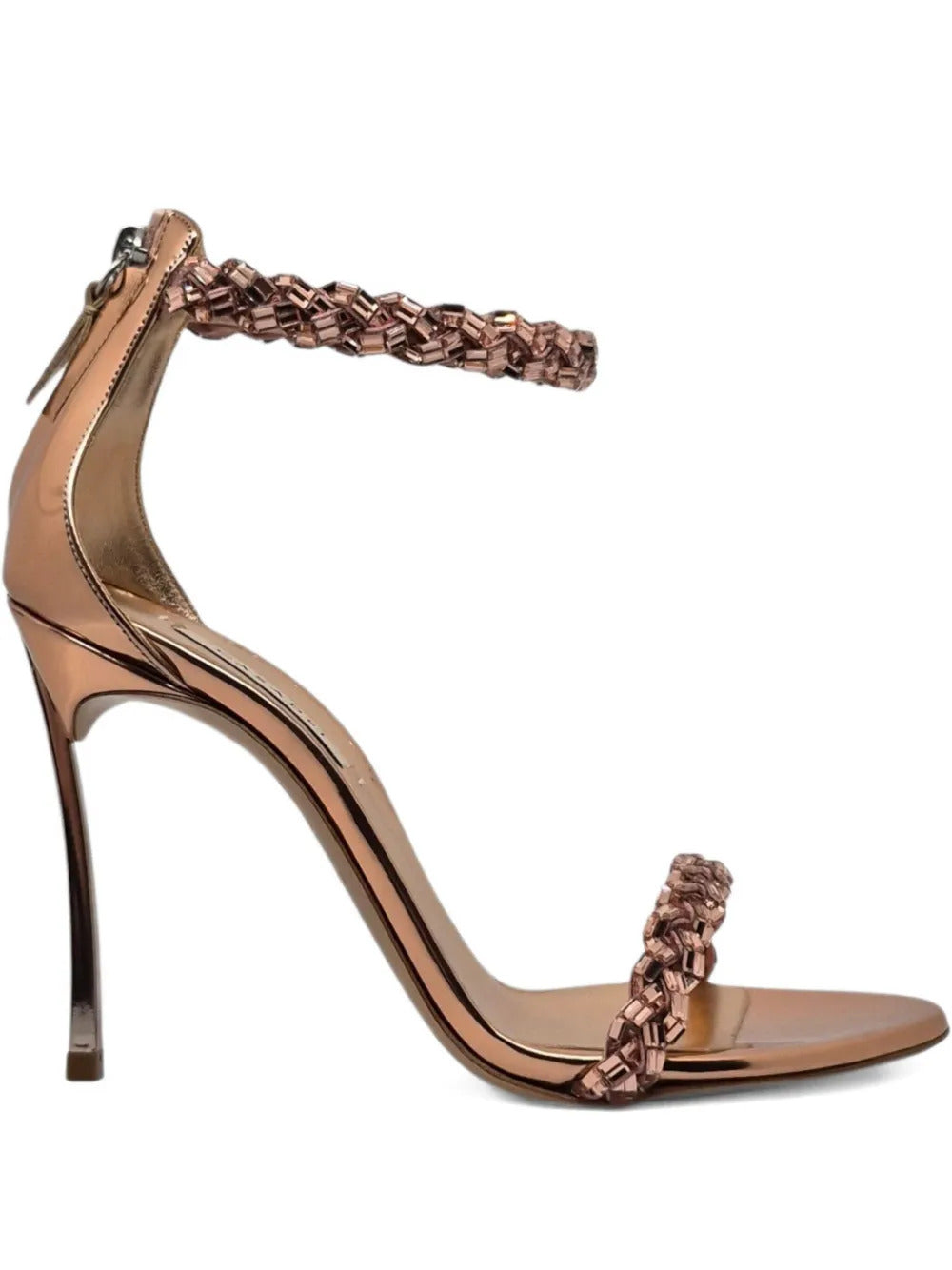 Casadei  beaded heeled sandals