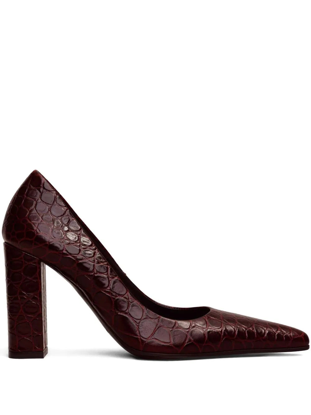 Alaïa  Pointy toe pumps with block heel