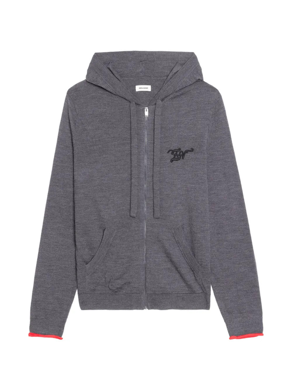 Zadig&Voltaire  double cuff hooded sweatshirt