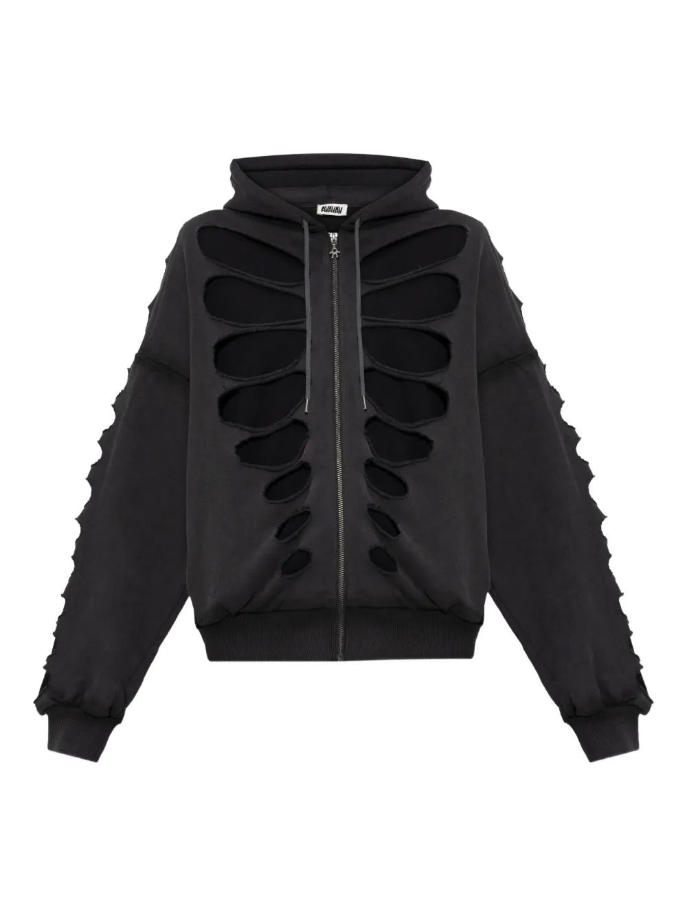 AVAVAV Shoulderless cut-out hoodie