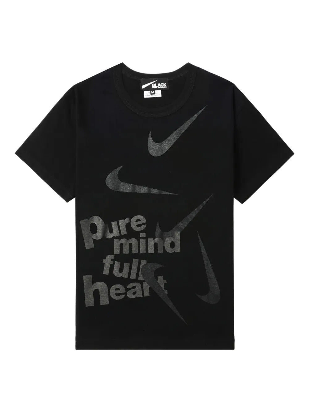 Black Comme Des Garçons  x Nike graphic-print T-shirt