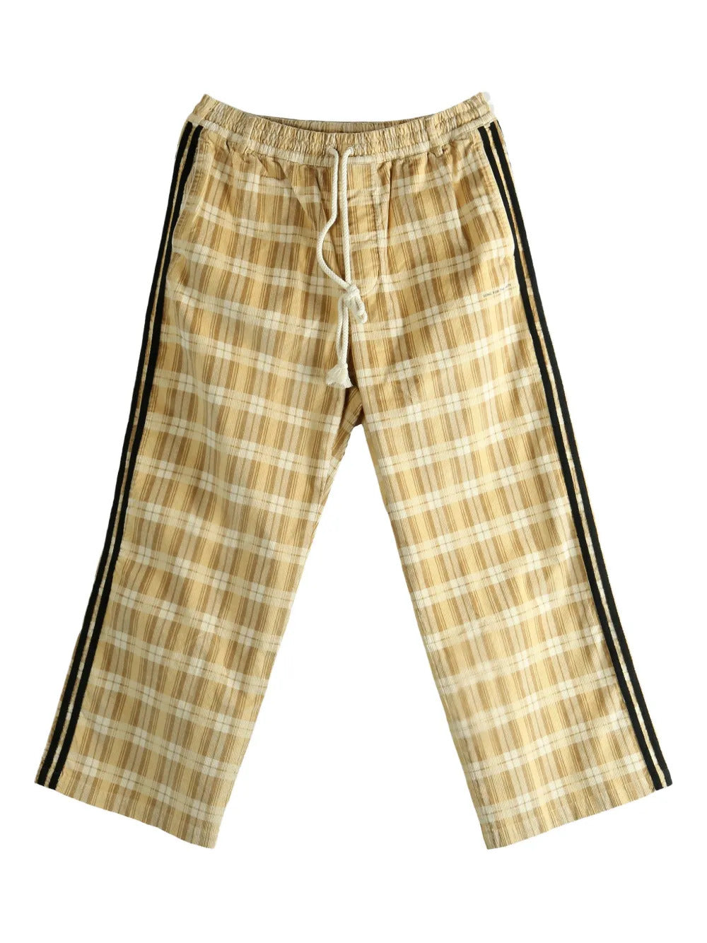 adidas  plaid-pattern trousers