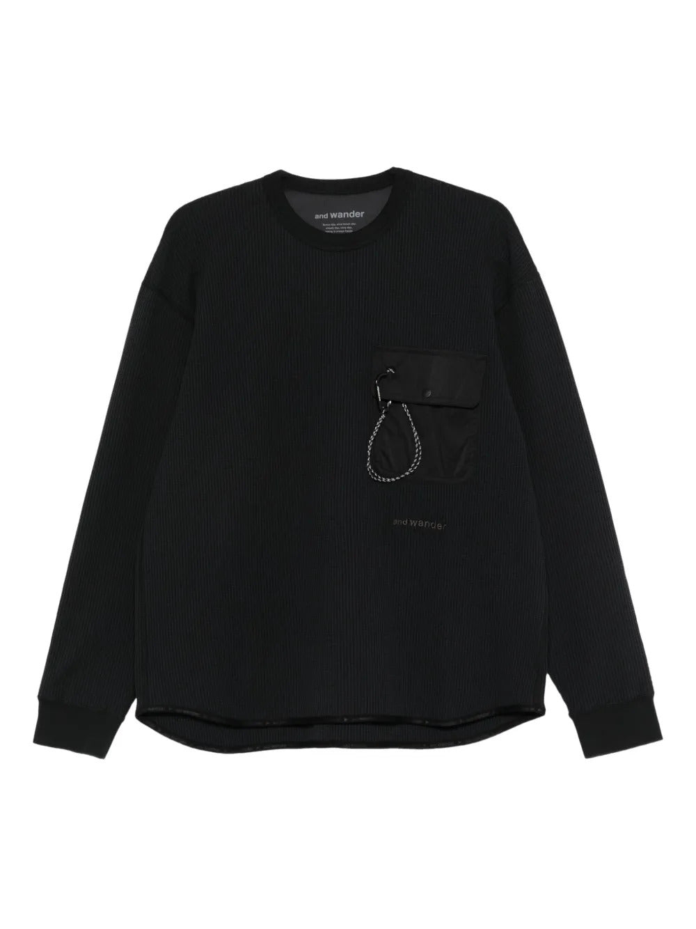and Wander  flap-pocket sweatshirt