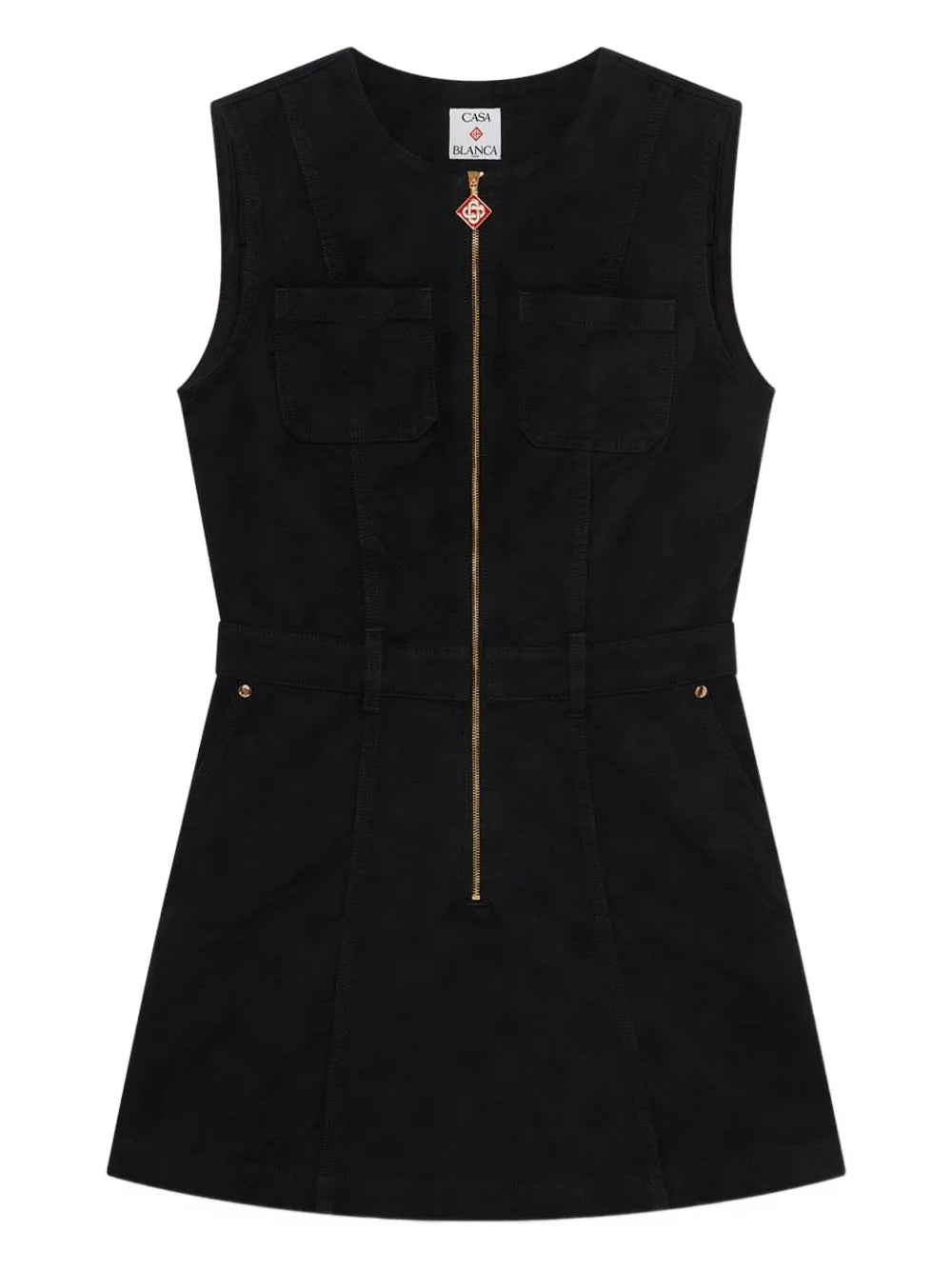 Casablanca  zip-pocket mini dress