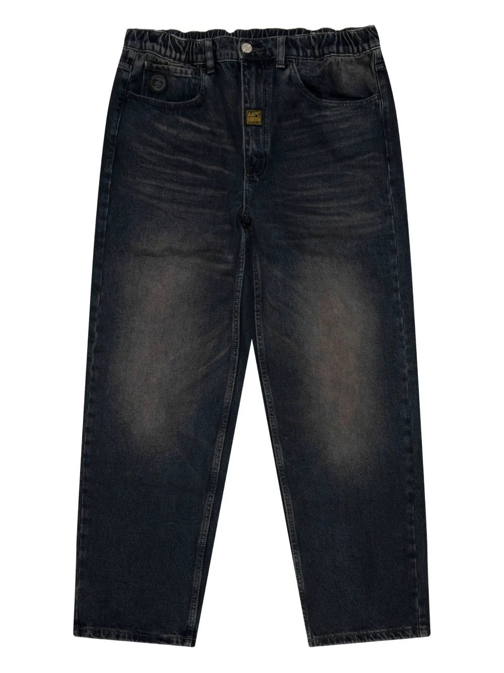 AAPE BY *A BATHING APE®  logo-patch jeans