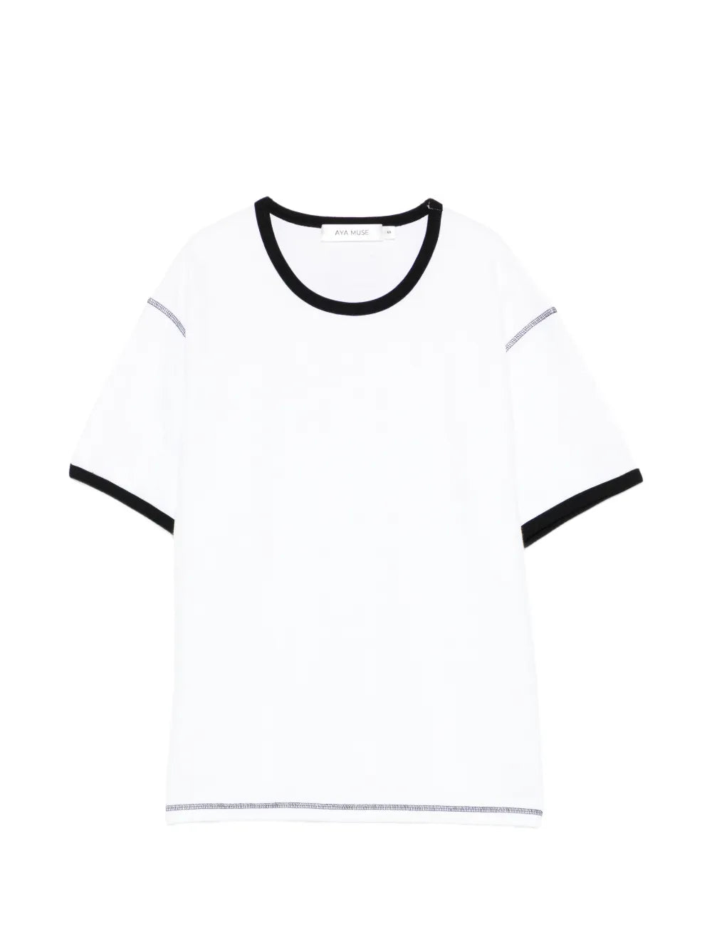 Aya Muse  waffle trim T-shirt