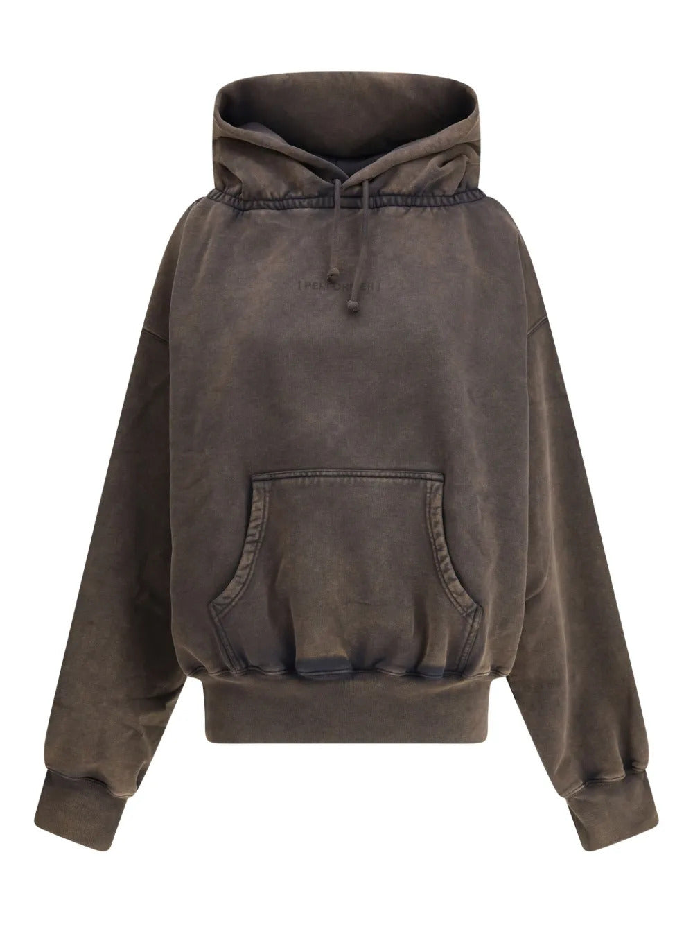 ALAINPAUL  gathered hoodie