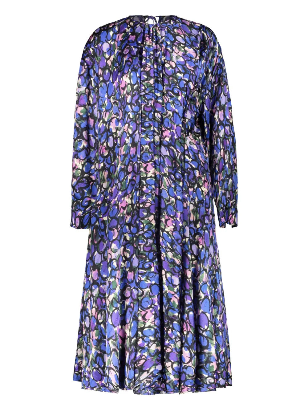 Balenciaga  jacquard floral-print dress