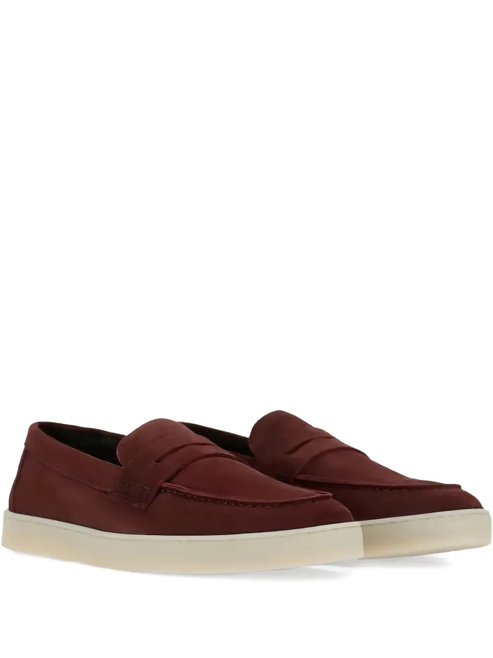 Canali suede slip-on sneakers