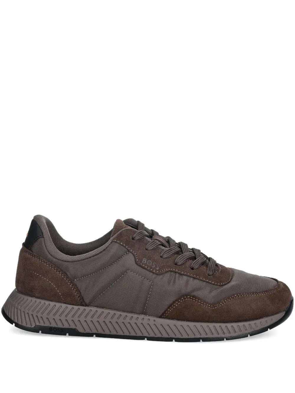 BOSS  panelled lace-up sneakers
