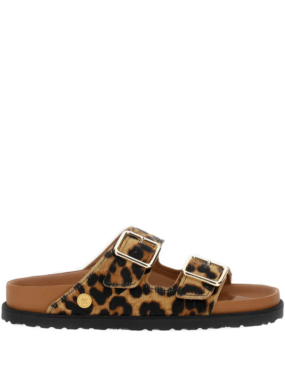 BIRKENSTOCK 1774  Becomes Berlin Arizona leopard adjustable-buckles sandals