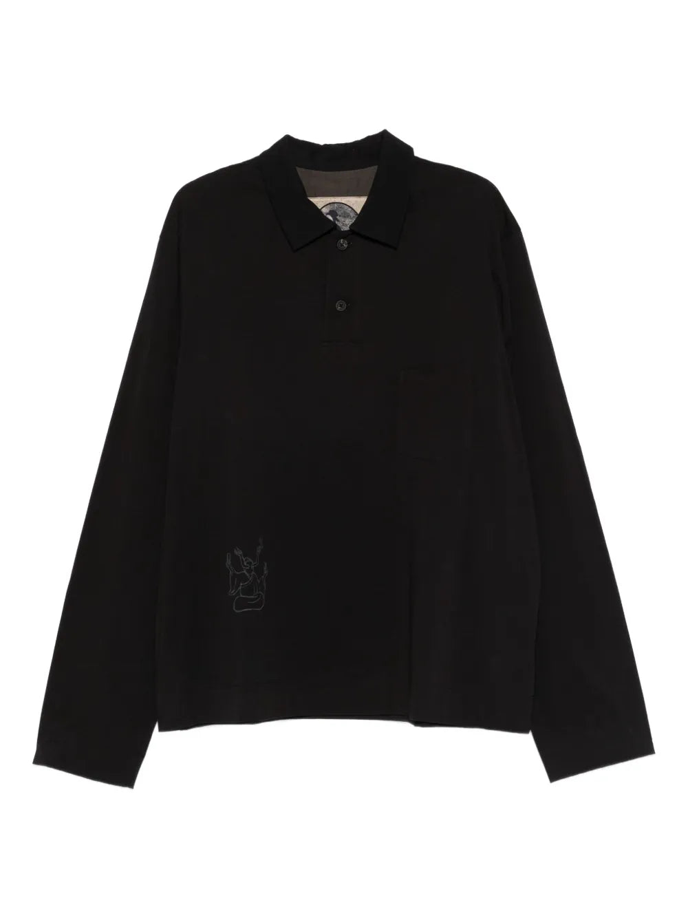 Ziggy Chen  cotton polo shirt