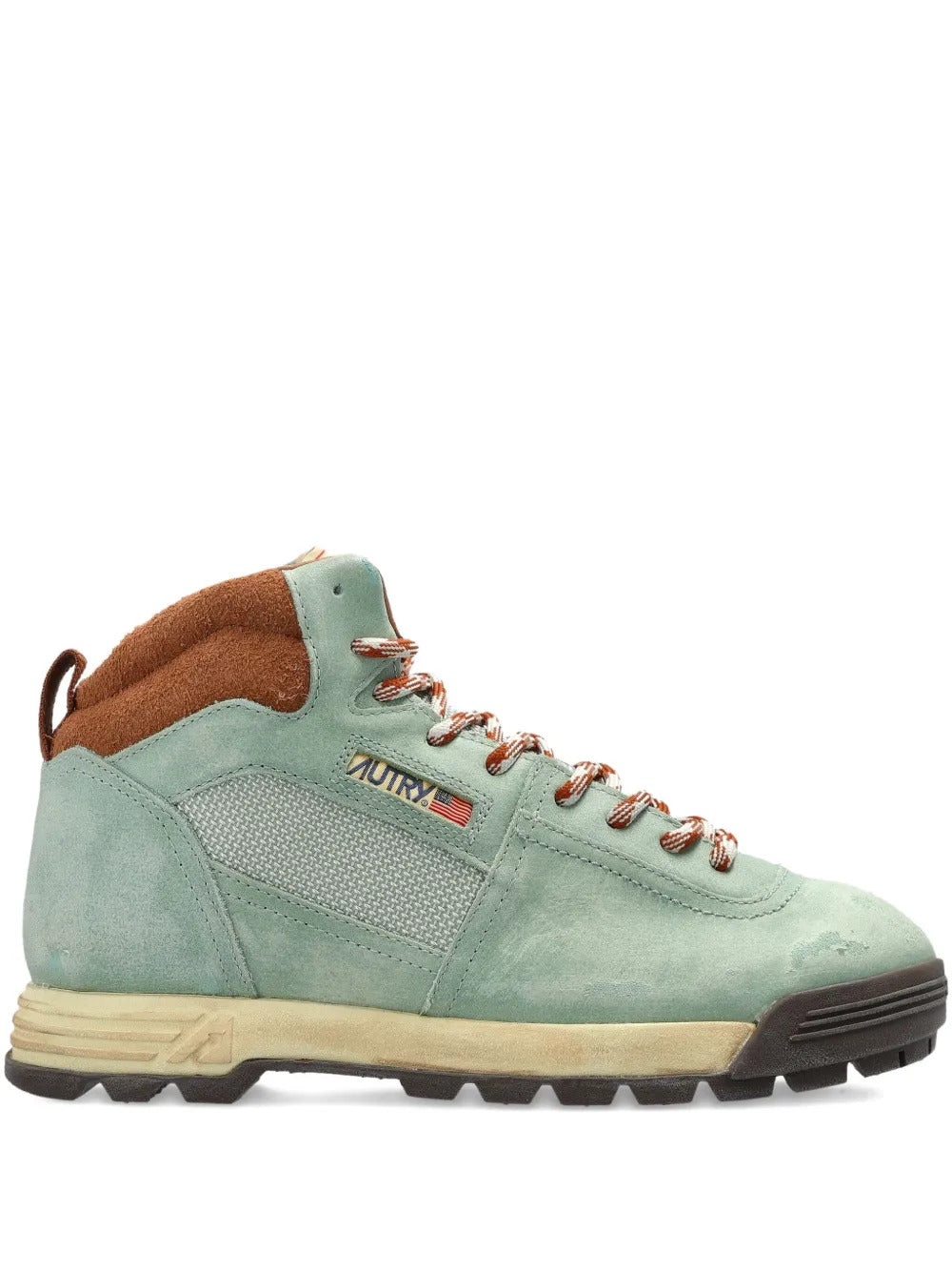 Autry  high-top panelled sneakers
