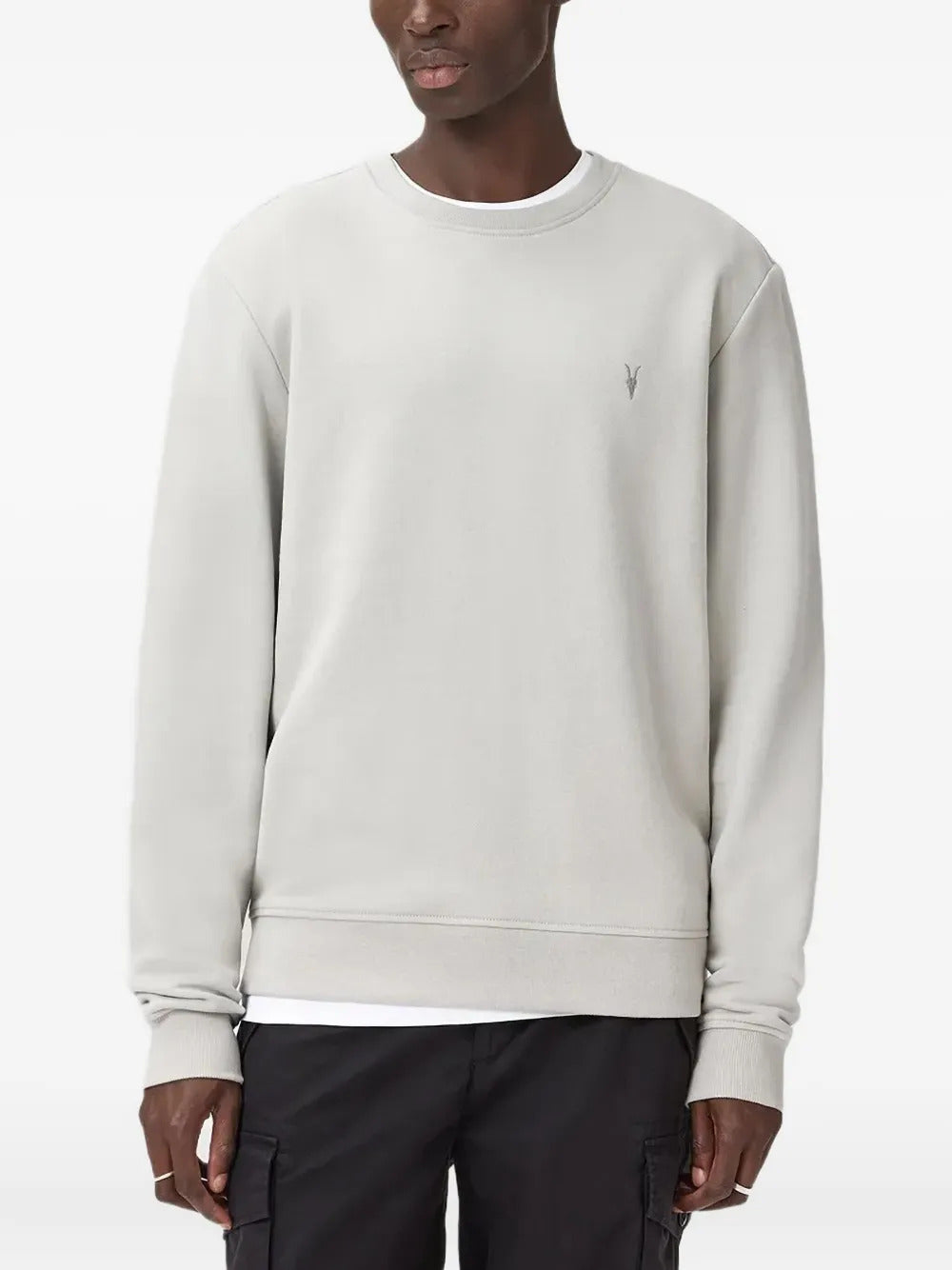 AllSaints  Raven logo crew-neck sweatshirt