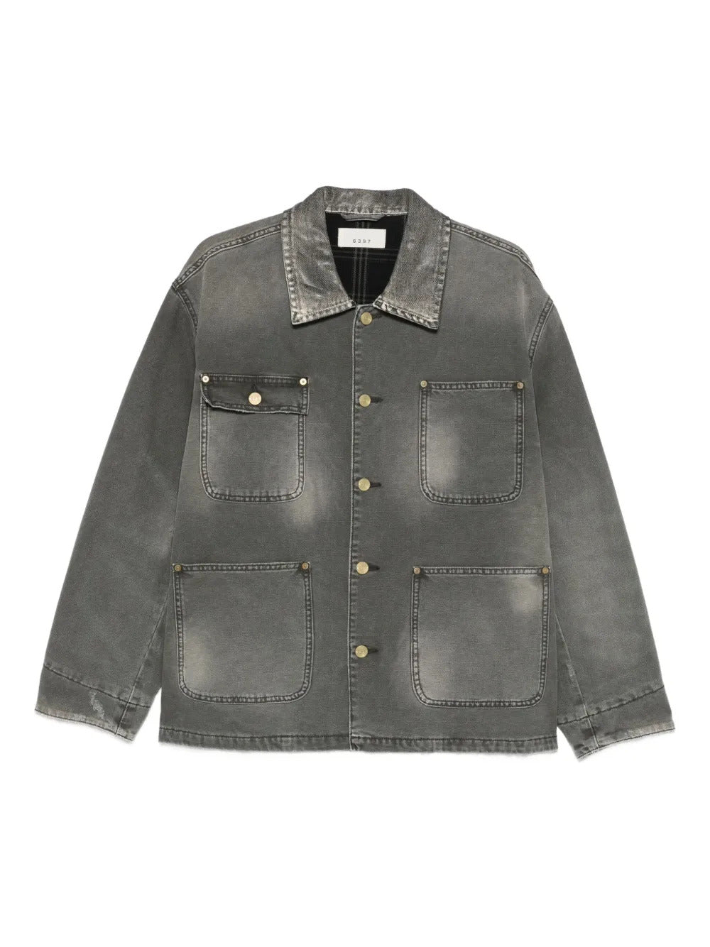 6397  Chore Coat button patch pocket jacket