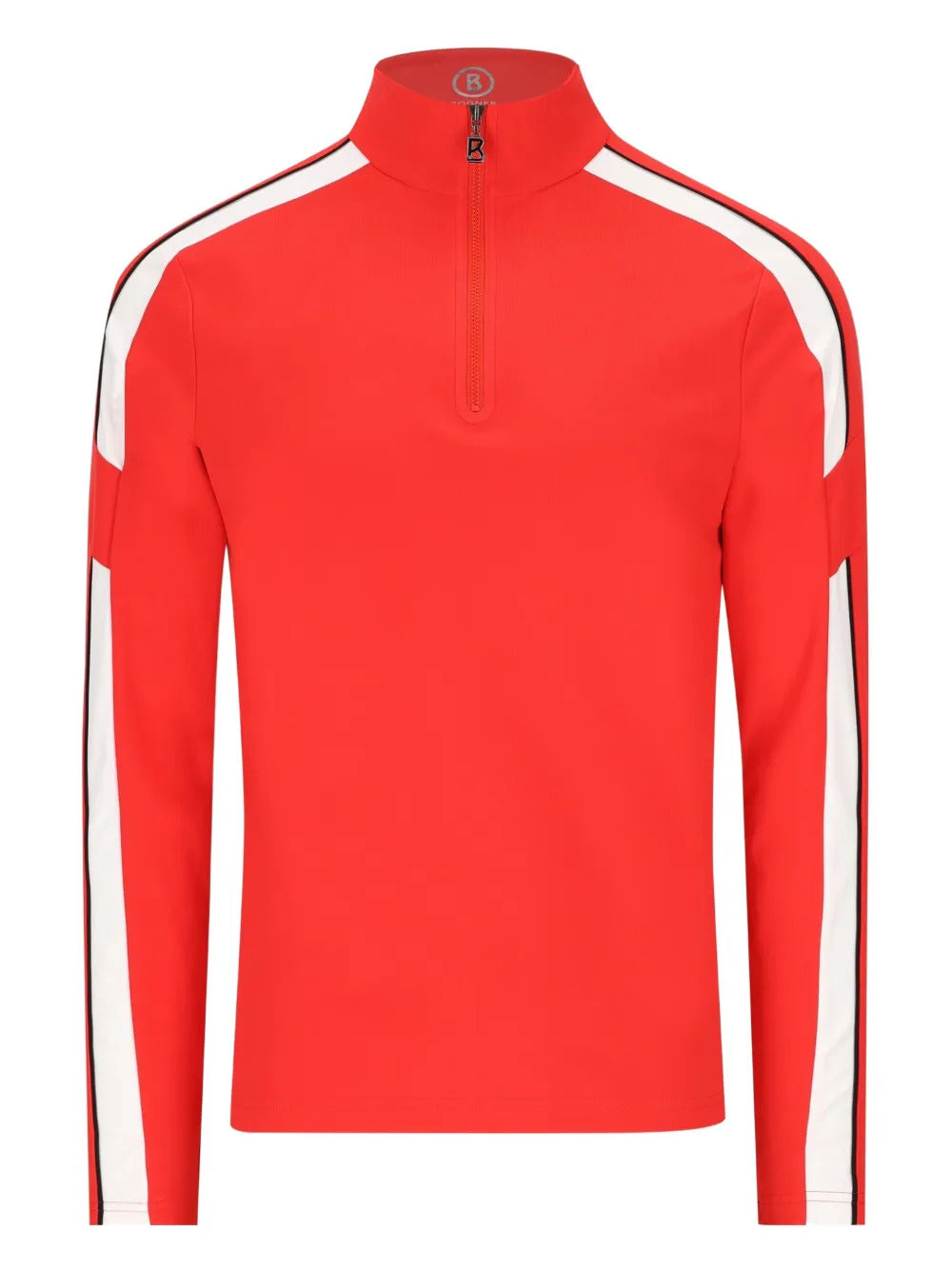 BOGNER  stripe zip T-shirt