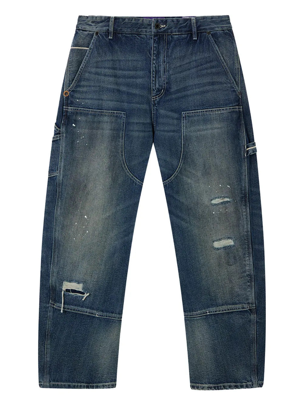 aftermaths  panelled jeans