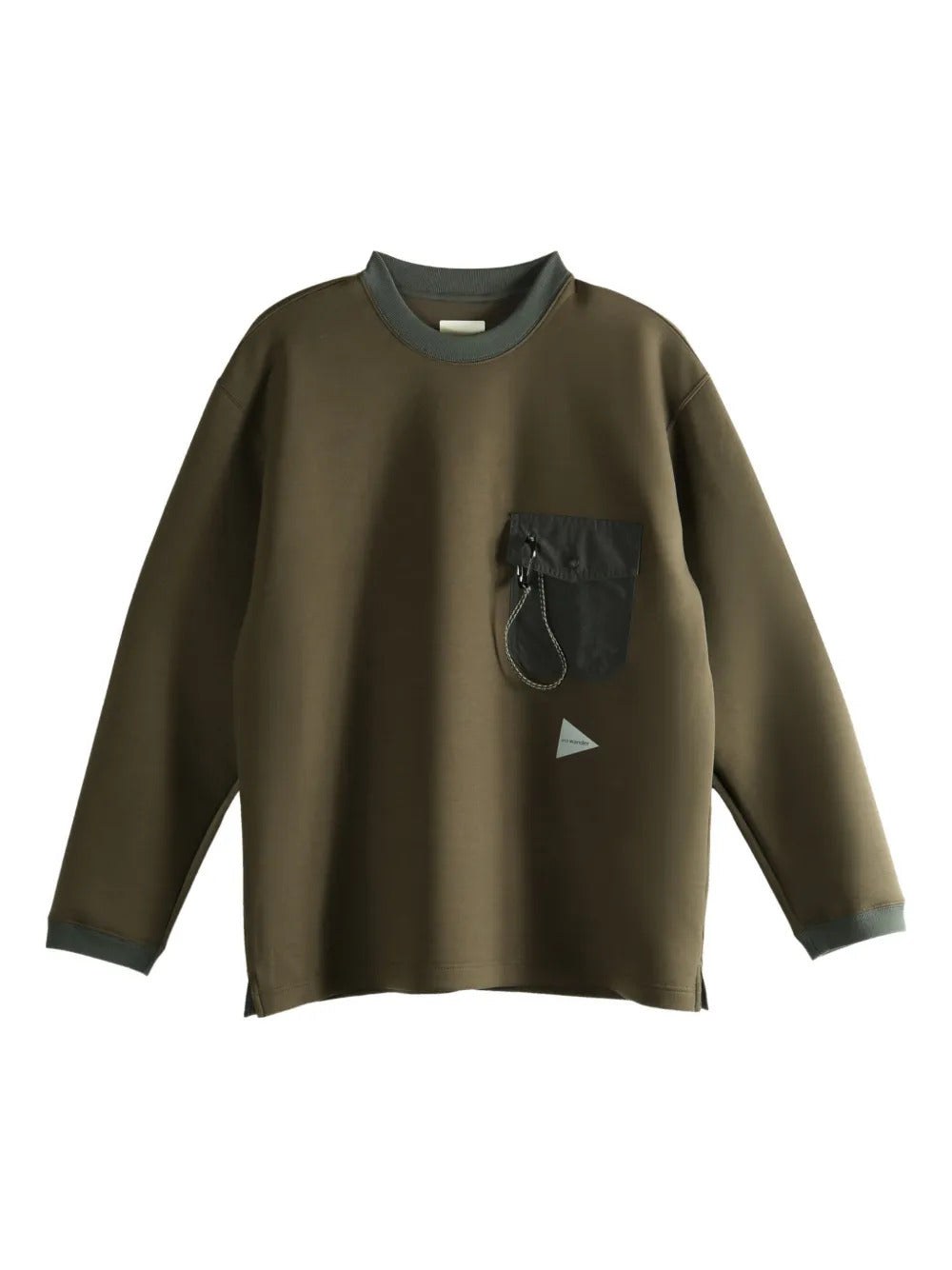 and Wander  chest-pocket crew-neck sweatshirt