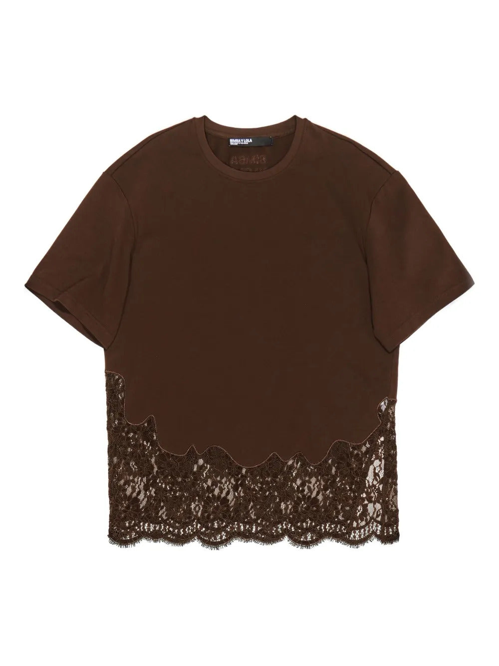 Bimba y Lola  lace-trim T-shirt