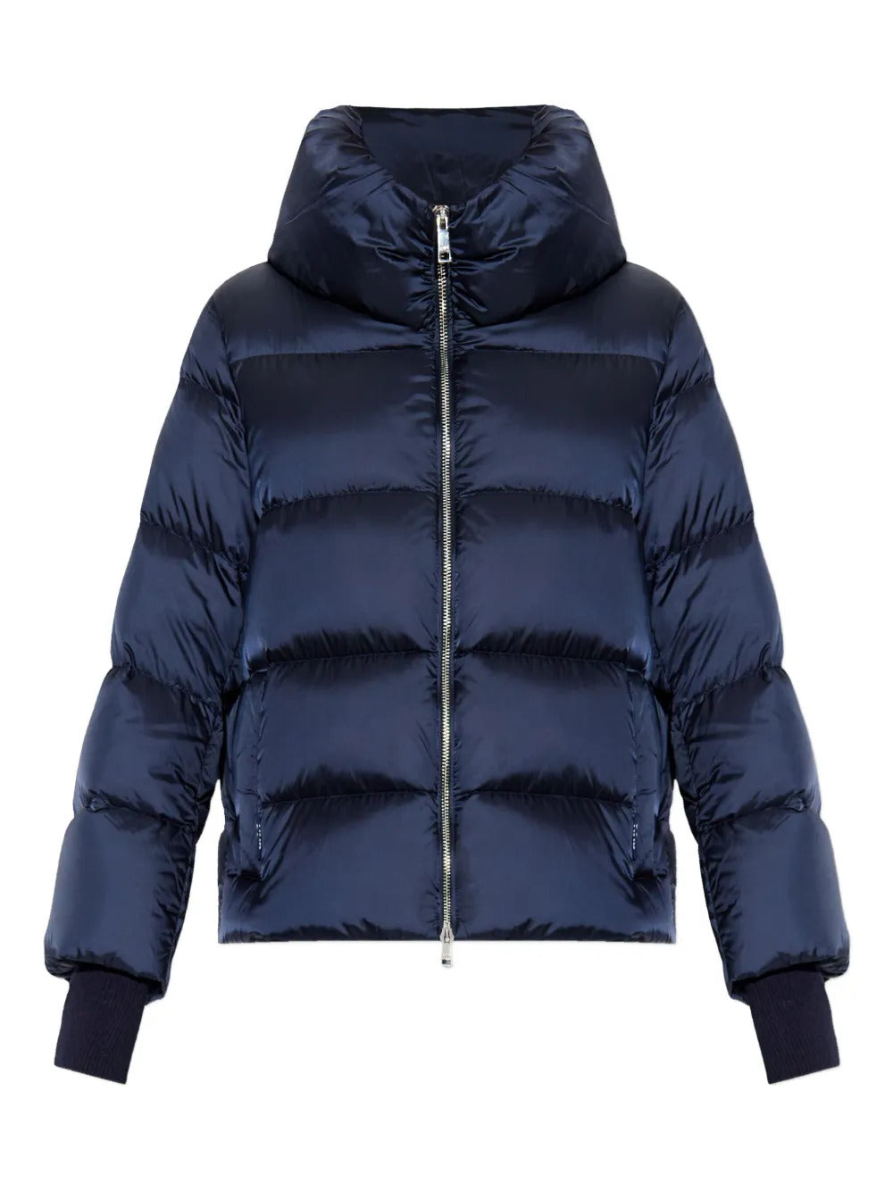 Add  zip-up puffer jacket