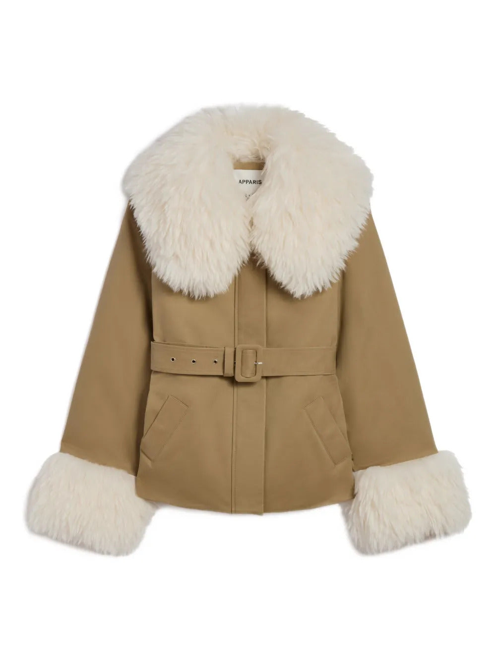 Apparis  Parker belted jacket