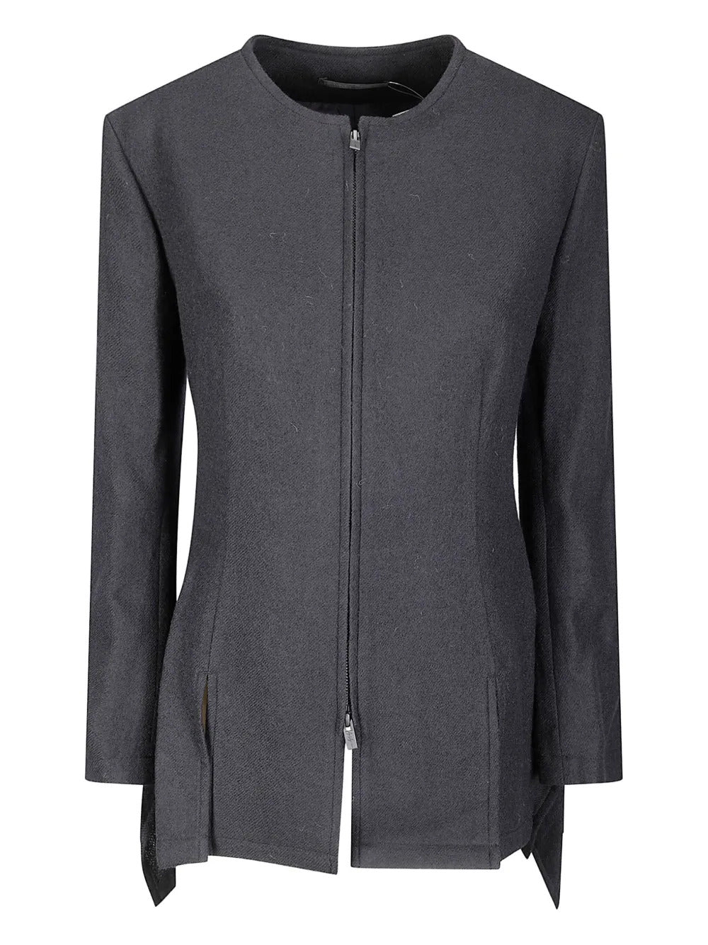 Yohji Yamamoto  zip-up wool jacket