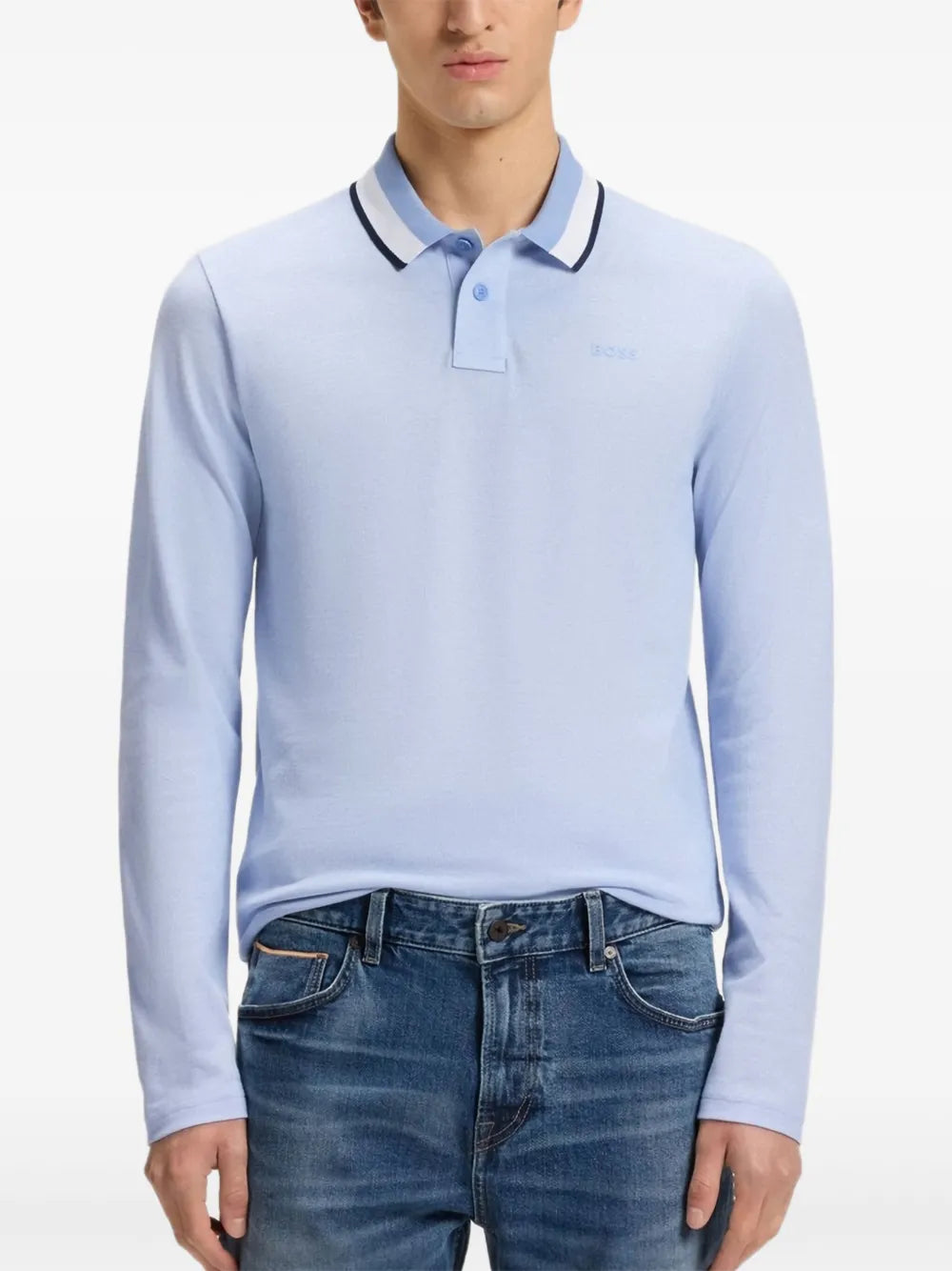 BOSS  long-sleeve polo shirt