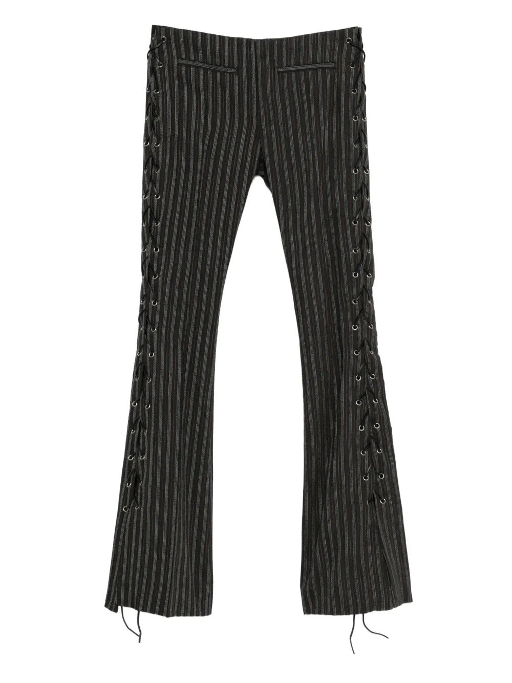 Ann Demeulemeester  Kel striped lace-up trousers