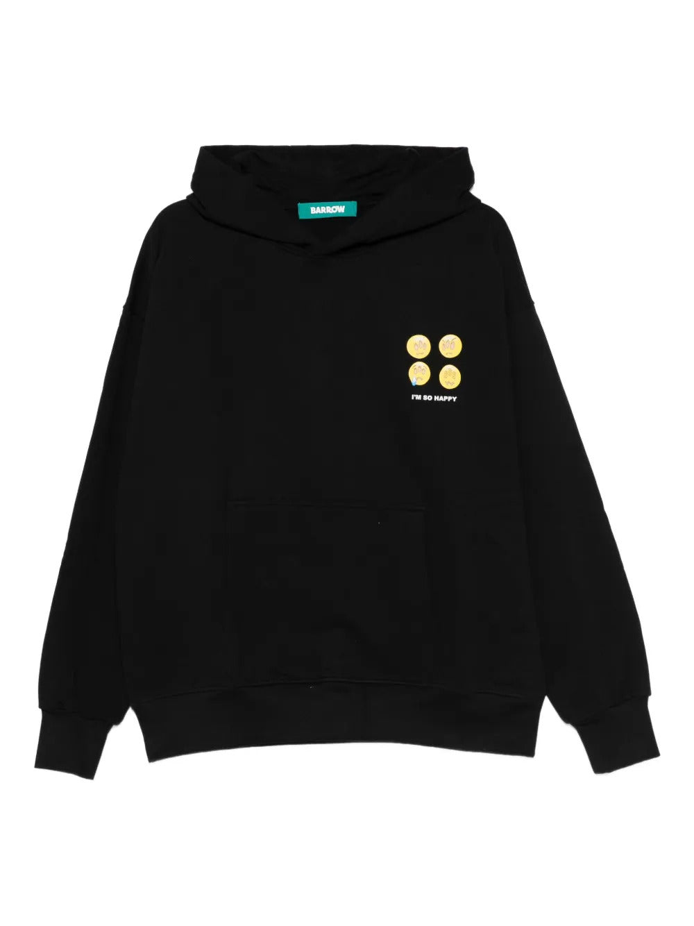 BARROW  graphic hooded hoodie