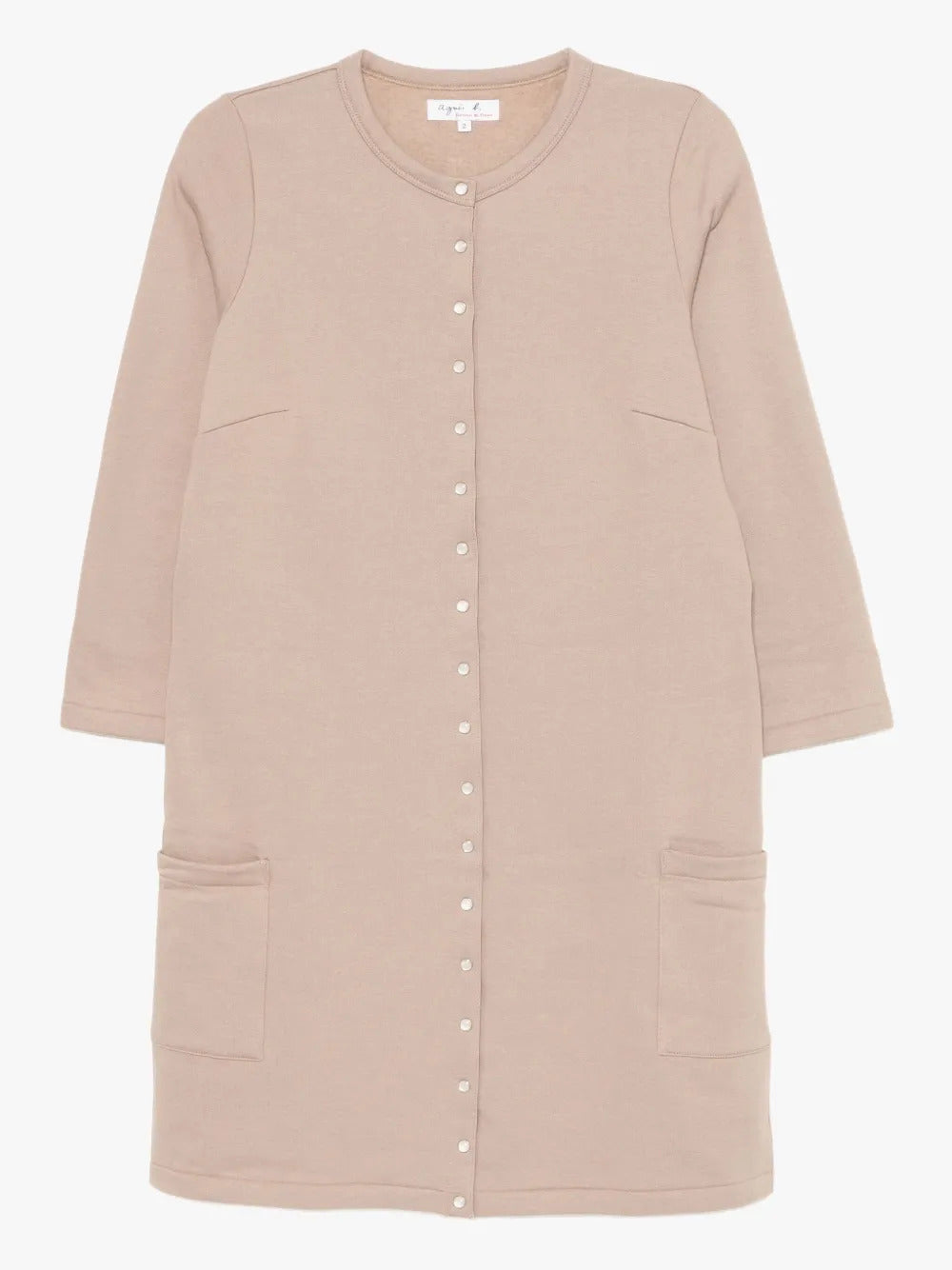 agnès b.  snap-button cotton dress