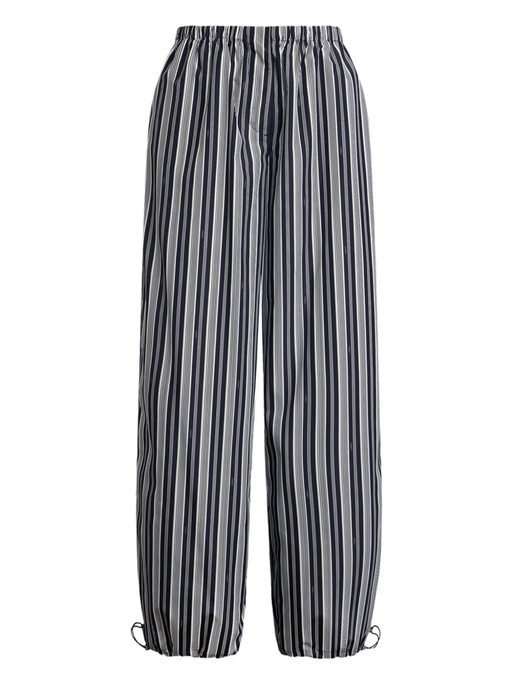 12 STOREEZ  striped straight-leg trousers
