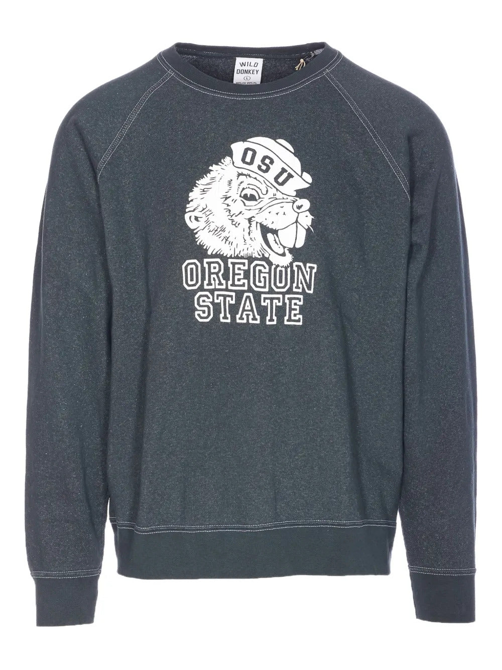 Wild Donkey  oregon-print crewneck sweatshirt