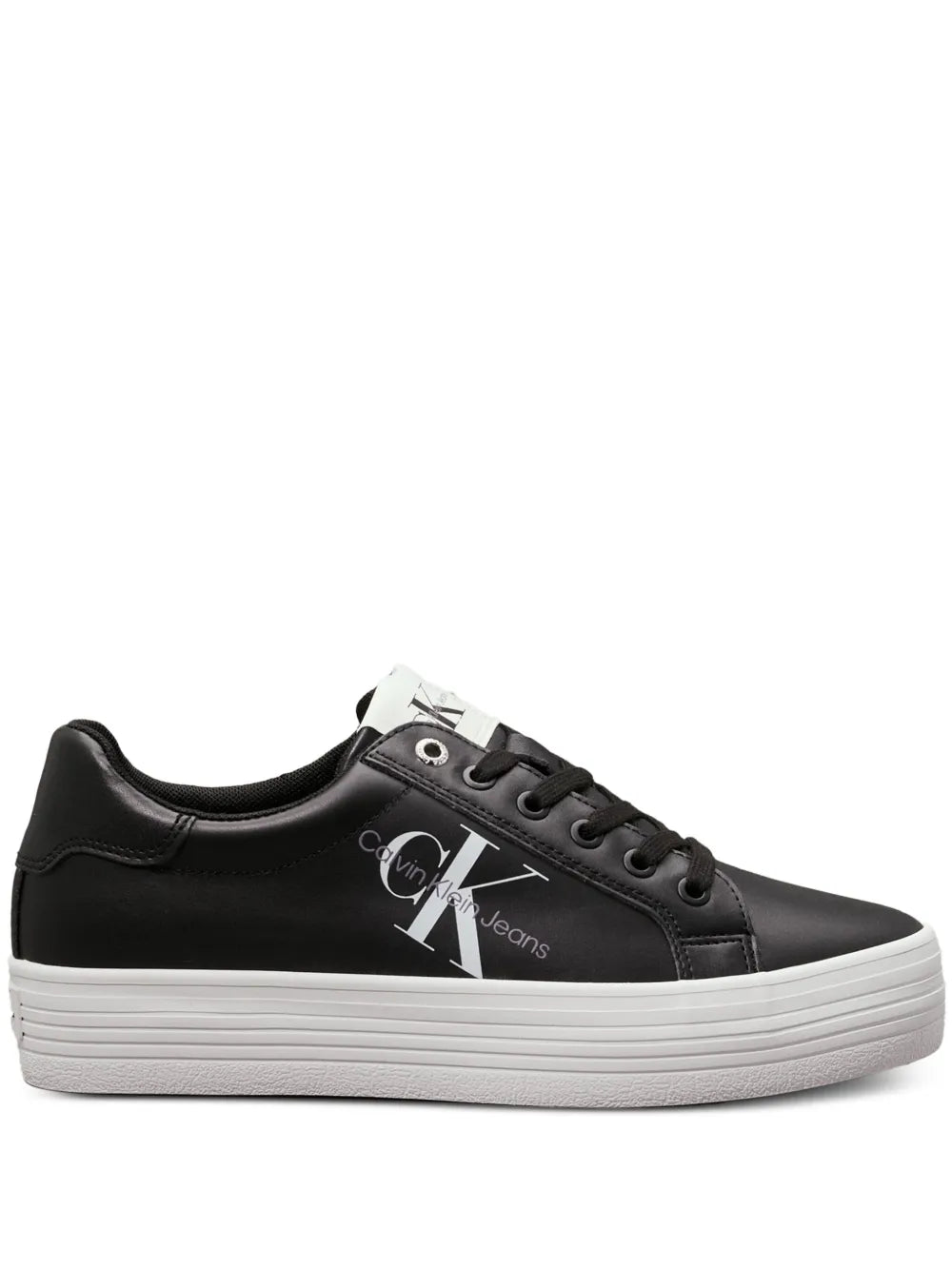 Calvin Klein  logo-print platform sneakers