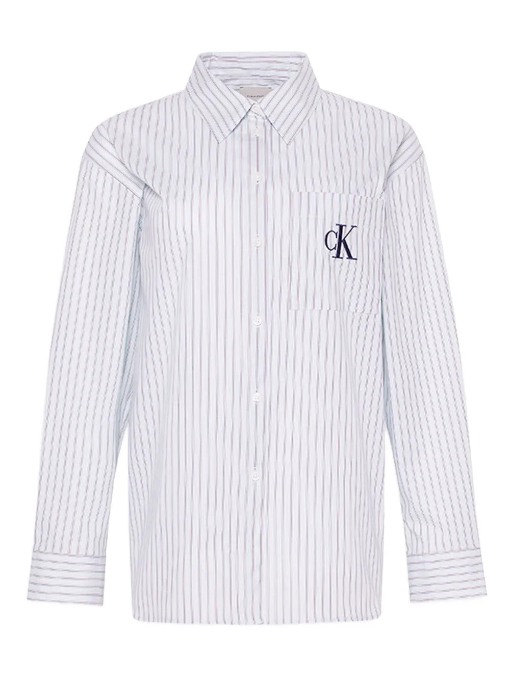 Calvin Klein Jeans  striped pocketed shirt