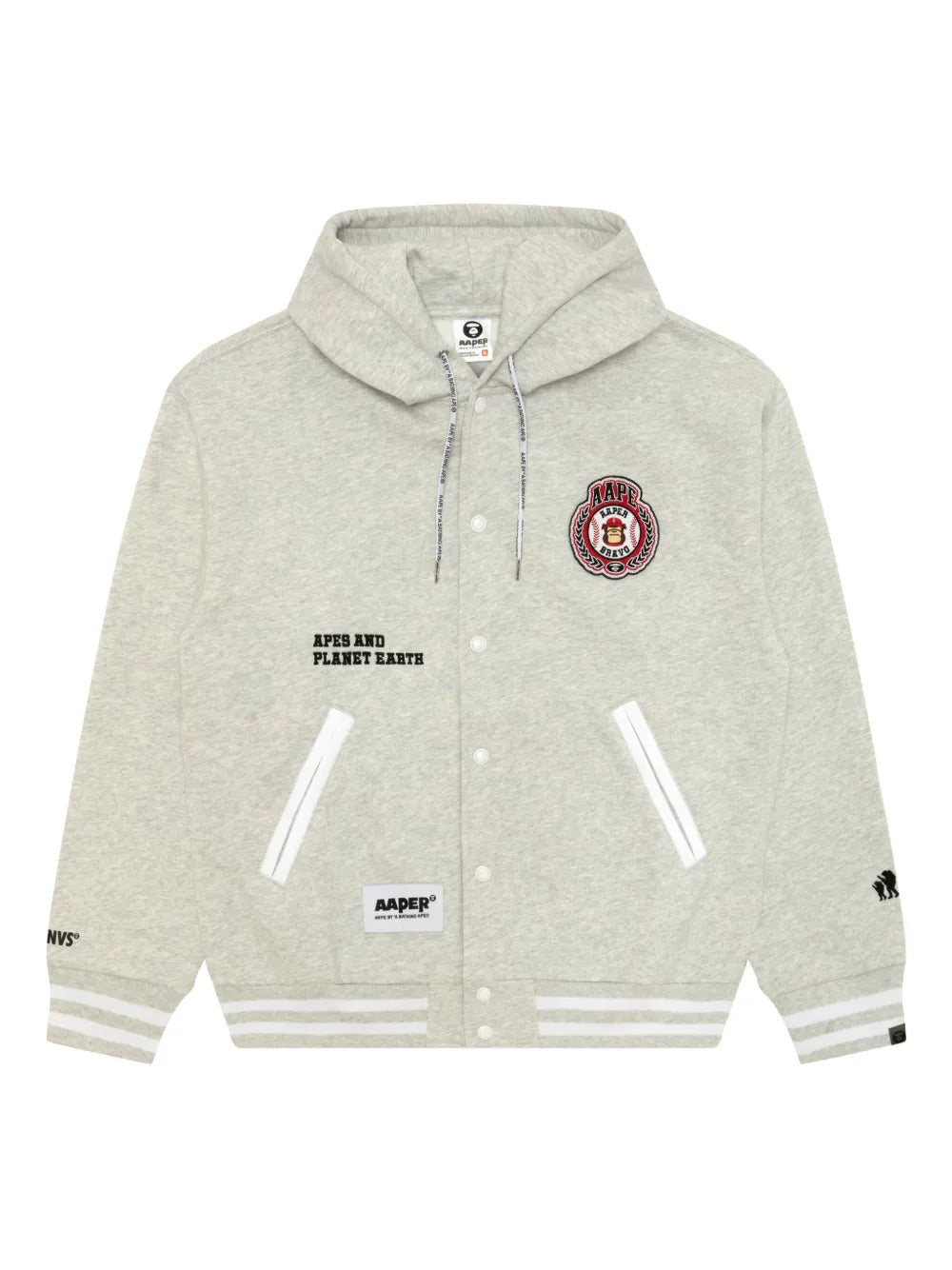 AAPE BY *A BATHING APE®  appliqué-detail hoodie